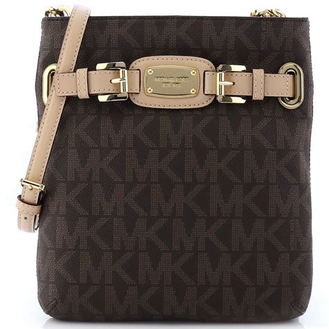 michael kors signature hamilton large crossbody|Michael Kors Crossbody handbags.